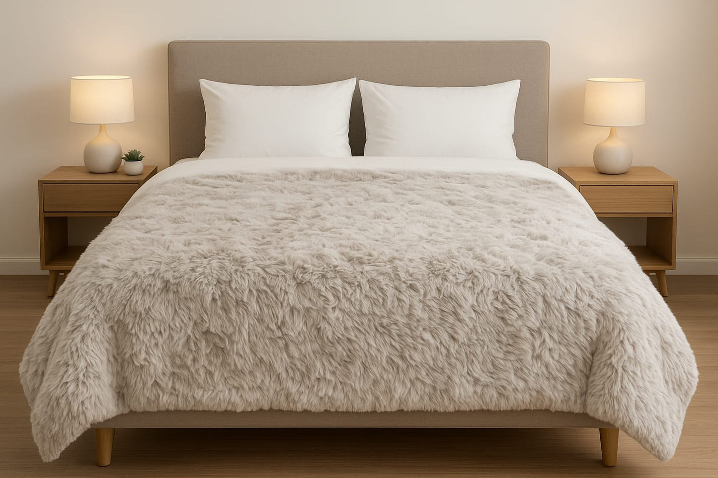 CASEYS RABBIT FUR D/BED JAPENESE COLLECTION BLANKETS