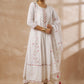 Women embroidered soft cotton kurti with pant and dupatta set