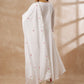 Women embroidered soft cotton kurti with pant and dupatta set