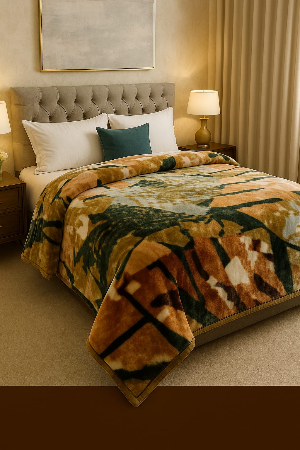 VALOUR SUUPER SOFT D/PLY MINK D/BED BLANKETS